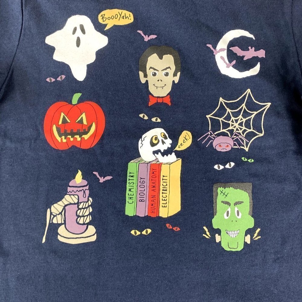 Gap Halloween Graphic Organic Cotton Long Sleeve Tee NWT 2 - Picture 3 of 8